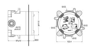 Phụ kiện âm tường TOTO TBN01001B - 5