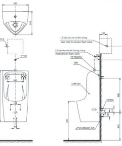 Bồn tiểu nam TOTO UT570T - 7 Bồn tiểu nam TOTO UT570T - 6