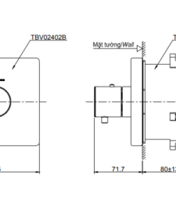 Van điều chỉnh nhiệt độ TOTO TBV02402B/TBN01001B - 6 Van điều chỉnh nhiệt độ TOTO TBV02402B/TBN01001B - 5