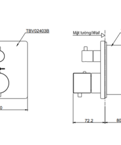 Van điều chỉnh nhiệt độ TOTO TBV02403B/TBN01001B - 6 Van điều chỉnh nhiệt độ TOTO TBV02403B/TBN01001B - 5