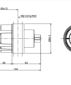 Phụ kiện âm tường TOTO TBN01103B - 6 Phụ kiện âm tường TOTO TBN01103B - 5