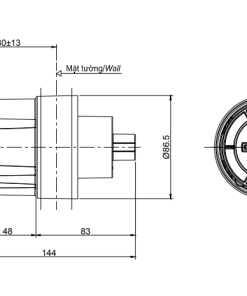 Phụ kiện âm tường TOTO TBN01104B - 6 Phụ kiện âm tường TOTO TBN01104B - 5