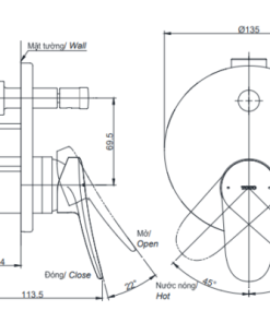 Van gật gù điều chỉnh nóng lạnh TOTO TBS04304B - 6 Van gật gù điều chỉnh nóng lạnh TOTO TBS04304B - 5