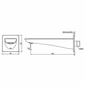 Vòi xả bồn GR TOTO TBG02001B - 5