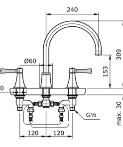 Vòi xả bồn tắm nóng lạnh TOTO TX467SGV1 - 5