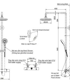Sen cây nhiệt độ TOTO TBW01402B - 6 Sen cây nhiệt độ TOTO TBW01402B - 5