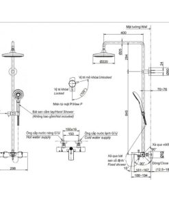 Sen cây nhiệt độ TOTO TBW01401B - 5