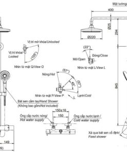 Sen cây nóng lạnh TOTO TBW01302B - 5