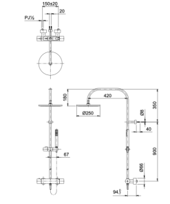 Sen cây nhiệt độ TOTO TX454SESV2BRR - 5