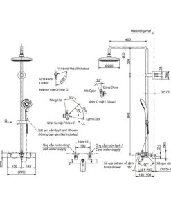 Sen cây nóng lạnh TOTO TBW01301B - 6 Sen cây nóng lạnh TOTO TBW01301B - 5