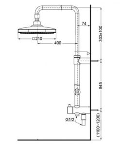Thân sen cây TOTO TBW02002B1 - 6 Thân sen cây TOTO TBW02002B1 - 5