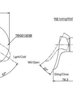 Van điều chỉnh nóng lạnh GO TOTO TBG01303B/TBN01001B - 5