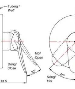 Van điều chỉnh nóng lạnh LF TOTO TBS04303B - 5