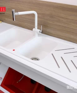 CHẬU RỬA CHÉN CARYSIL BEC2-02/SNOVA (TRẮNG) - 7 CARYSIL BEC2-02/SNOVA