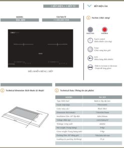 Sanko-Bếp điện âm kết hợp SM 289 - 5
