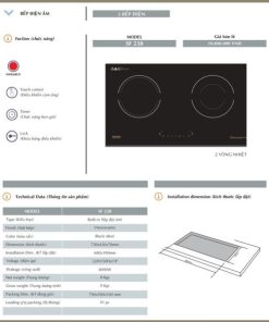 Sanko-Bếp điện âm 2 bếp điện SF 238 - 5