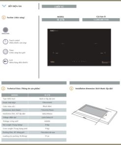 Sanko-Bếp điện âm 2 bếp từ SI 278 - 6 Sanko-Bếp điện âm 2 bếp từ SI 278 - 5