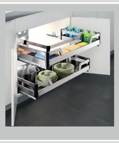 Kệ xoong nồi dưới bồn rửa giảm chấn Higold inox 304 – 303223