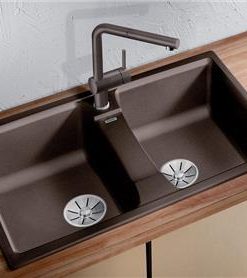 Chậu Rửa Bát Blanco LEXA 8 Alu Metallic, Chậu Sử Dụng Chất Liệu Đá Granite Mang Lại Không Gian Bếp Sang Trọng Hiện Đại