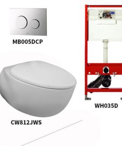 Bồn cầu treo tường TOTO CW812JWS/WH035D/MB005DCP