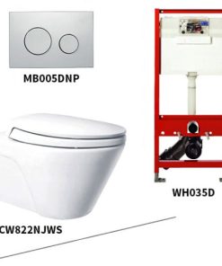 Bồn cầu treo tường TOTO CW822NJWS/WH035D/MB005DNP