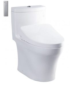 Bồn cầu 1 khối TOTO MS889DRW11, nắp điện tử Washlet