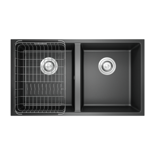 Chậu rửa bát Konox Granite Sink Veloci 760D Black - 1