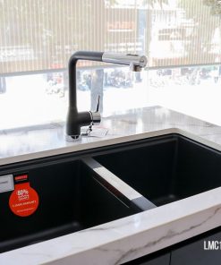 CHẬU RỬA CHÉN CARYSIL LMC1-03/NERA (ĐEN) - 8 CARYSIL LMC1-03/NERA