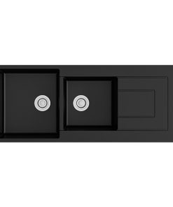 Chậu Rửa Chén Đá Nhân Tạo 2 Hộc Có Cánh CREAVE G-T11650K - 11