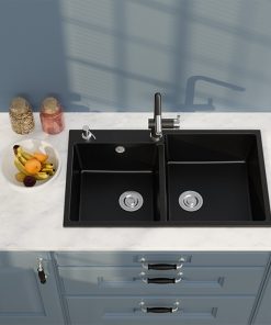 Chậu Rửa Chén Đá Nhân Tạo 2 Hộc CREAVE G-T8650F