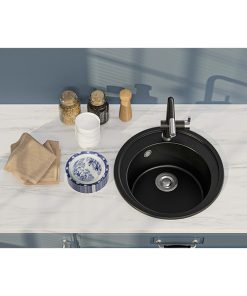 Chậu Rửa Chén Đá Nhân Tạo 1 Hộc Tròn CREAVE G-T0051E - 9