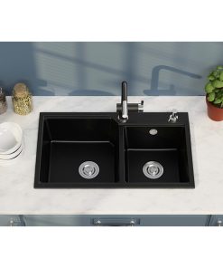 Chậu Rửa Chén Đá Nhân Tạo 2 Hộc CREAVE G-T7846E