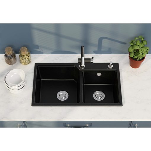 Chậu Rửa Chén Đá Nhân Tạo 2 Hộc CREAVE G-T7846E - 3