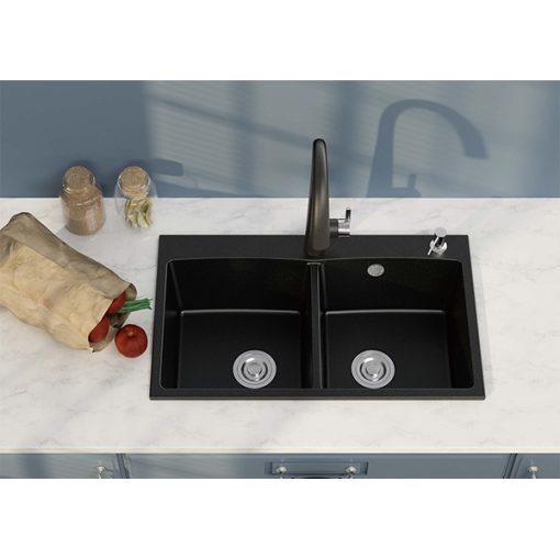 Chậu Rửa Chén Đá Nhân Tạo 2 Hộc CREAVE G-T7846F - 1