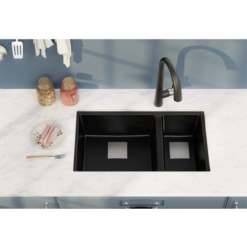 Chậu Rửa Chén Đá Nhân Tạo 2 Hộc CREAVE G-U7646E - 1