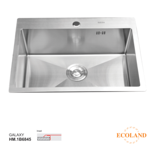Chậu bếp Ecoland Galaxy HM.1B6845 - Tiêu chuẩn Đức - 1