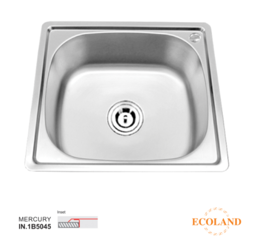 Bồn rửa chén Ecoland Mercury IN.1B5045 - 1