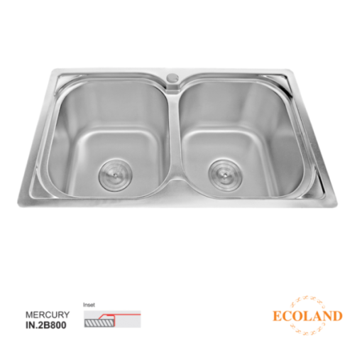 Bồn rửa chén Ecoland MERCURY IN.2B800 - 1