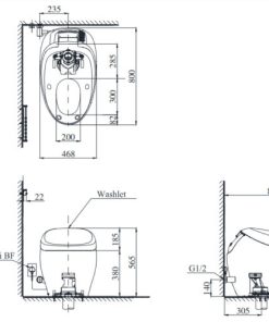 Bồn cầu điện tử TOTO NEOREST NX1 CS900KVT - 8