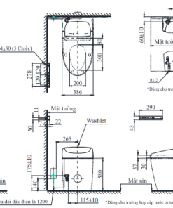 Bồn cầu điện tử thoát ngang TOTO NEOREST CS989PVT/TCF9768WZ - 8