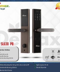 Khóa thông minh DEMAX SL638 PB tiêu chuẩn Đức - 22 Khóa thông minh DEMAX SL638 PB tiêu chuẩn Đức - 21
