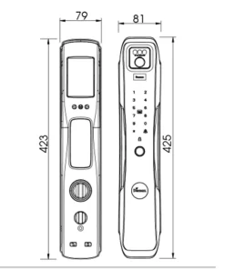 Khóa nhận diện khuôn mặt DEMAX SL918 GS tiêu chuẩn Đức - 15