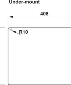 Chậu đá Hafele HS22-GEN1S60S – màu xám 577.25.500 - 29