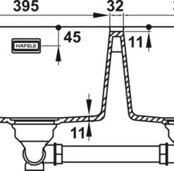 Chậu đá Hafele HS22-GEN2S90 - màu kem 577.25.410 - 50 Chậu đá Hafele HS22-GEN2S90 - màu kem 577.25.410 - 49