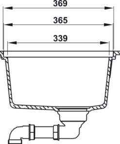 Chậu đá Hafele HS22-GEN1S60M - màu đen 577.25.320 - 31