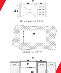 Chậu rửa inox Carysil IP-D100 (IB-P01) - 27
