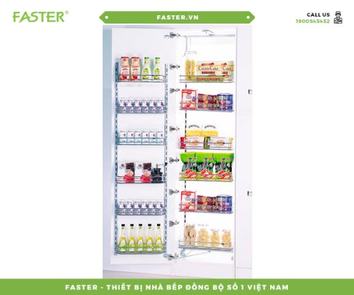 Faster-Tủ đựng đồ khô cánh mở 6 tầng, 12 khay FS B61820N VIP - 1