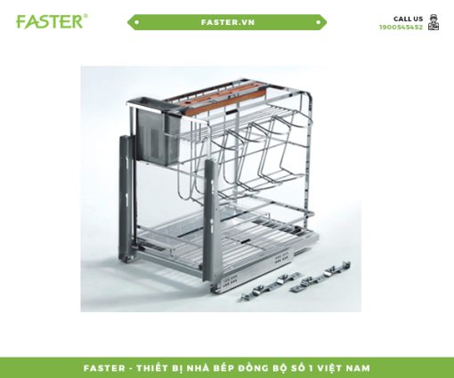Giá đa năng để dao thớt, chai lọ, gia vị FASTER FS MF 350SD/400SD - 1