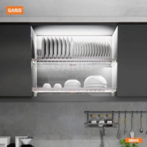 GIÁ BÁT ĐĨA CỐ ĐỊNH 2 TẦNG NAN TRÒN GARIS GB04.90C - 5