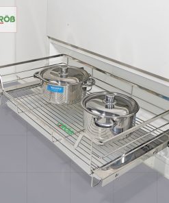 KỆ ĐỰNG XOONG NỒI INOX SUS304 NAN DẸT Grob - 6 KỆ ĐỰNG XOONG NỒI INOX SUS304 NAN DẸT Grob - 5
